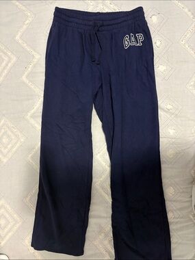 GAP Navy Pull-On Sweatpants with White Logo